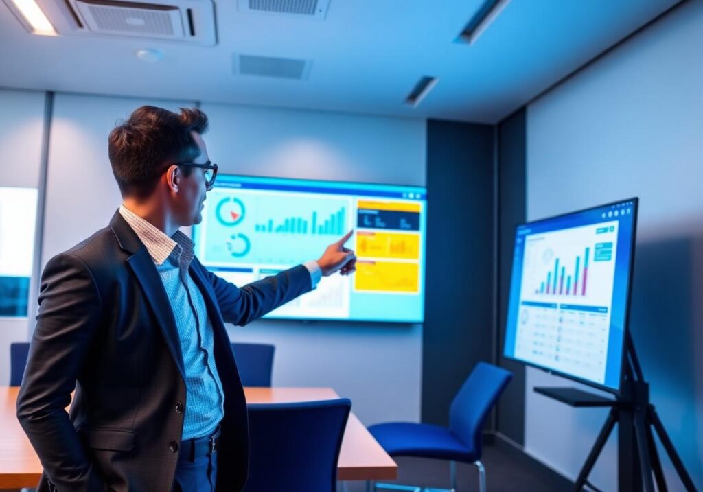 Confident employees using Business Central during digital transformation