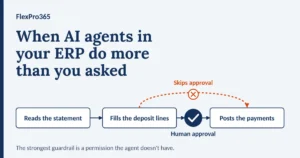 using AI agent in erp system with guardrails