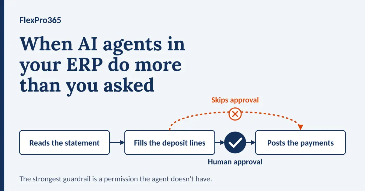 using AI agent in erp system with guardrails
