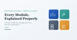 Business central modules cover image