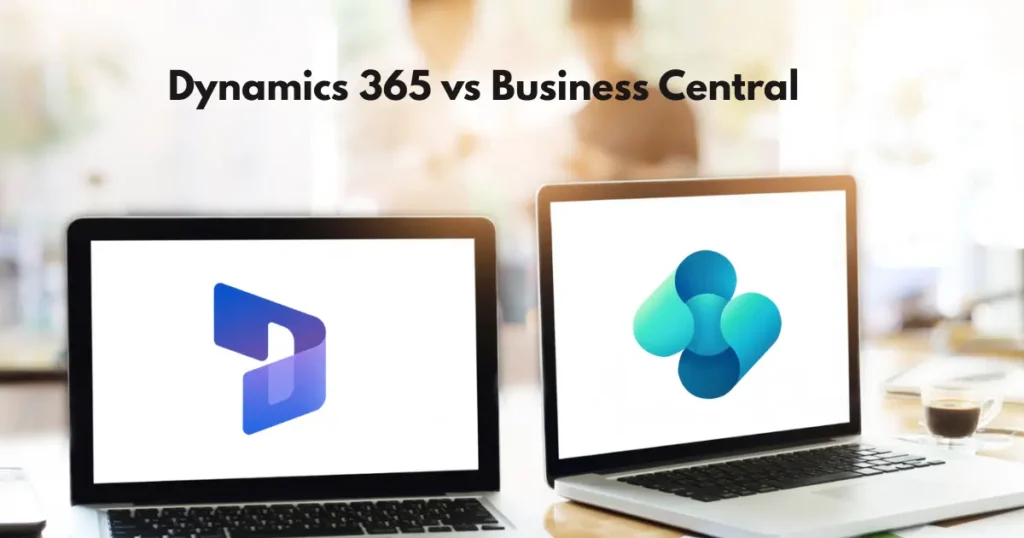 microsoft dynamics 365 and business central comparision blog cover image